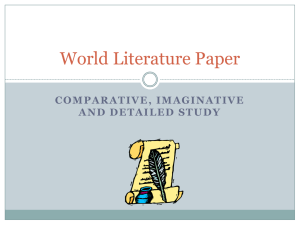 World Literature Paper