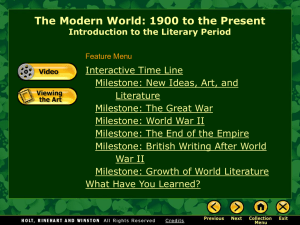 The Modern World 1900