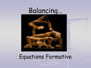 Balancing…