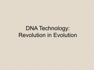 revolution in evolution