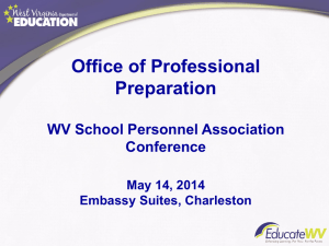 PowerPoint - West Virginia Department of Education