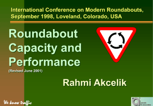 Roundabout Conference (Orlando) Presentation
