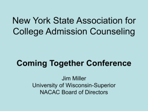New York State ACAC Diversity Conference presentation
