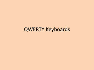 QWERTY Keyboards - Montgomery County Schools