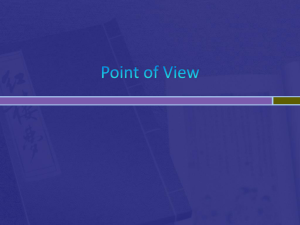 Point of View Notes and Practice