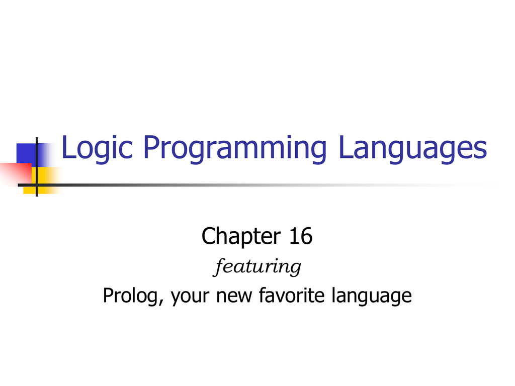 logic-programming-languages