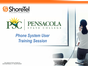 Phone System User Training Session