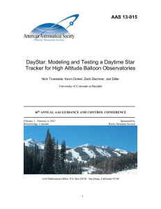 DayStar AAS Paper - DayStar Engineering