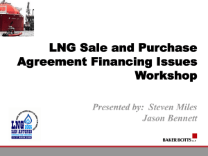 LNG Sale and Purchase Agreement Financing