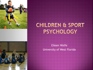 development of the child athlete