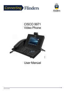 Cisco 9971 IP Phone Manual (DOCX 600KB)