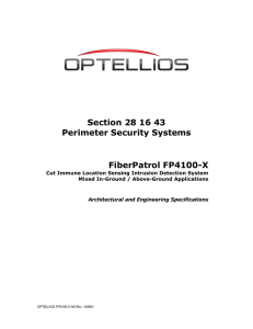 2.06 FIBER-OPTIC SENSOR A. Fiber-Optic Sensor Cable