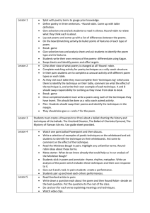 Year 8 Poetry ST SOL