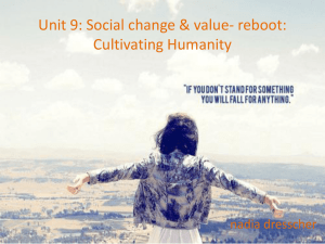 Unit 9 social change and values - sociology-of
