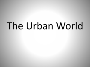 The Urban World NOTES