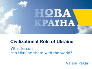 Civilizational Role of Ukraine