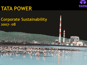 TATA Power: Corporate Sustainability
