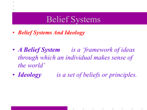 Belief Systems 1