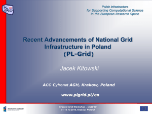 grid applications - PL-Grid
