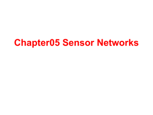 CS537S Large Scale Embedded Sensor Networks