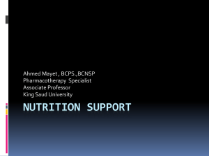 01 Nutrition Support..