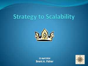 Strategy to Scalability