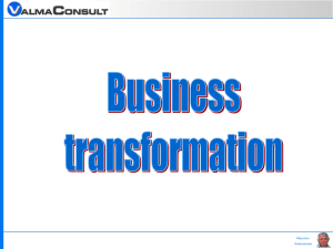Business Transformation .(English)