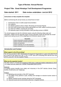 Output 1: Marketing and promotion of the GHT improved.