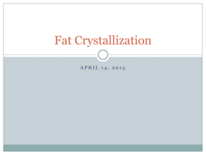 Fat Crystallization