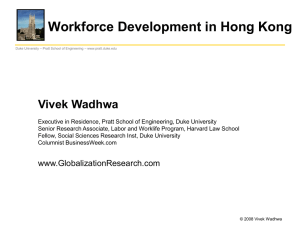 Workforce Development: An International Comparison