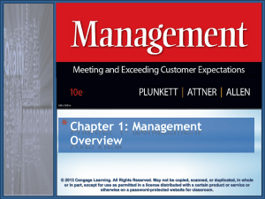 Management 10e. - Cengage Learning