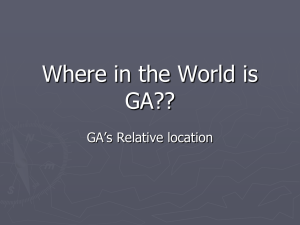 G1a PP Where in the World is GA