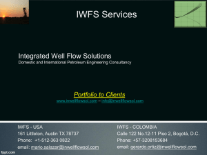 iwfs services - integrated well flow solutions, iwfs llc