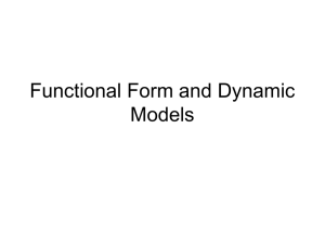Functional Form