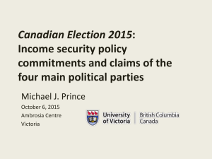 Income Security Policy - University of Victoria