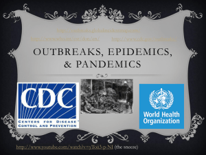 objective 6 - Outbreaks 2015
