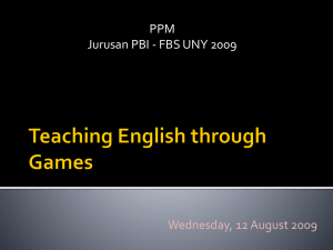 Teaching English through Games