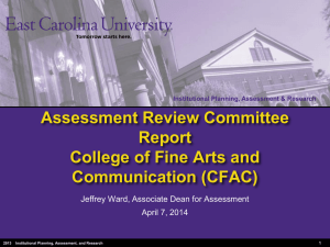 University Assessment Committee Report