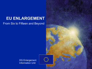 Enlargement of the EU