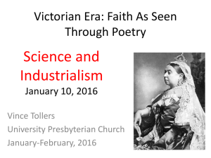 Victorian Era: Faith As Seen Through Poetry