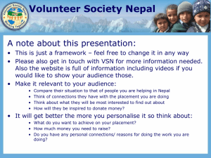 () - Volunteer Society Nepal