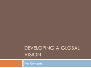 4. Developing a Global Vision