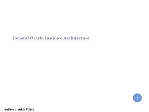 Oracle architecture related file
