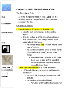 Cell Notes