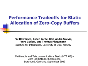 Performance Tradeoffs for Static Allocation of Zero
