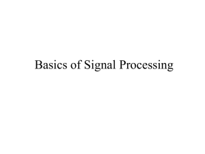 Basics of Speech Signal Processing