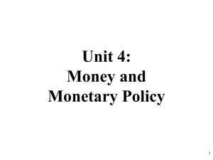 AP Macro 4-1 Money and Banking