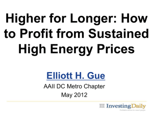 Higher for Longer - AAII Washington D.C. Metro Chapter