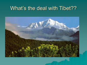 What's the deal with Tibet? - Tibetan Jewish Youth Exchange