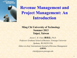 Revenue and Project Management